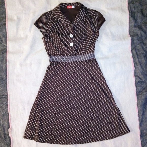 Ruby Rox Dresses & Skirts - Retro Pinup Polka Dot Dress